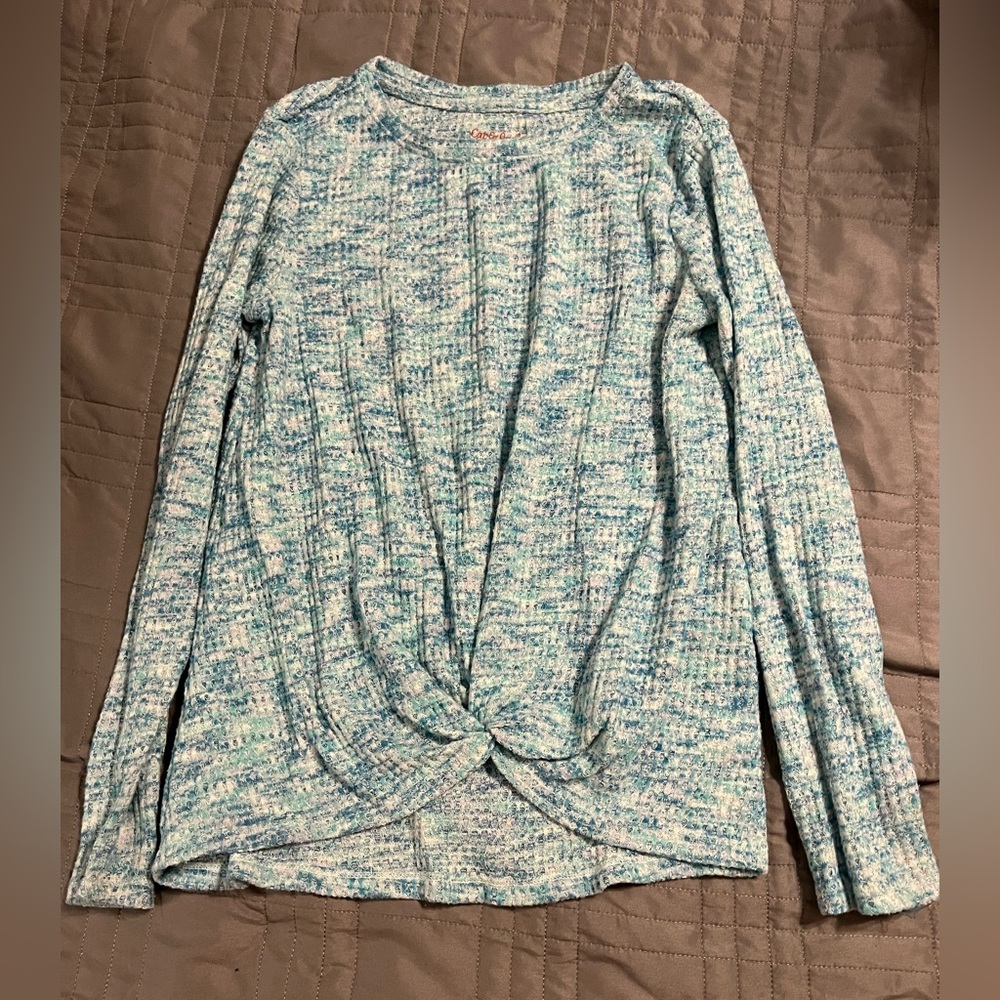 Cat & Jack Twist Front Sweater, Size L (10/12)